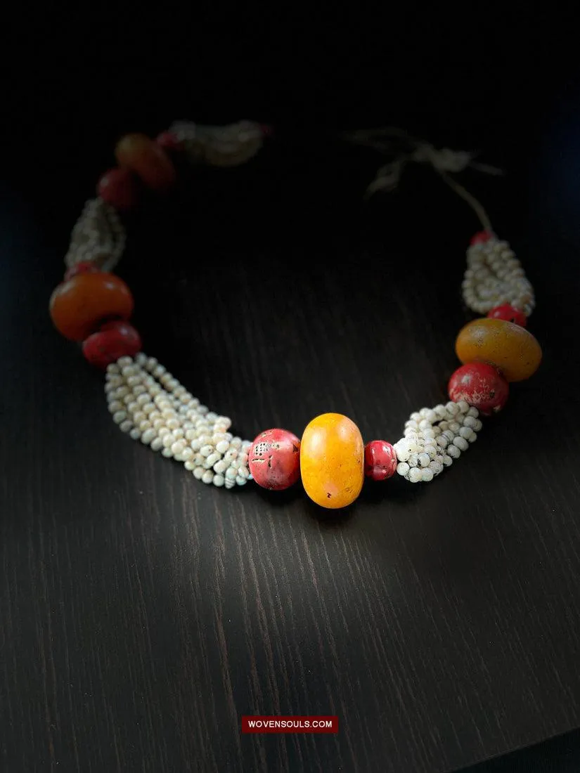 1755 Old Himalayan Tibetan Heirloom Necklace