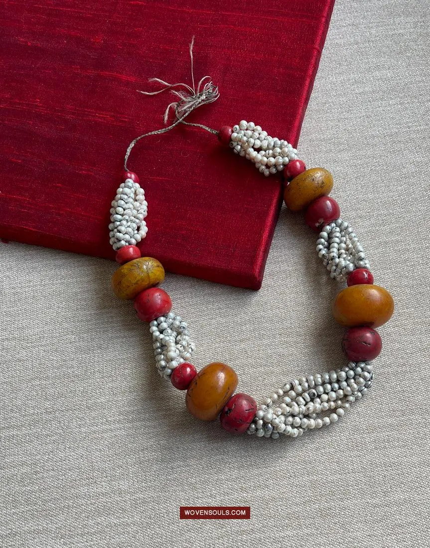 1755 Old Himalayan Tibetan Heirloom Necklace