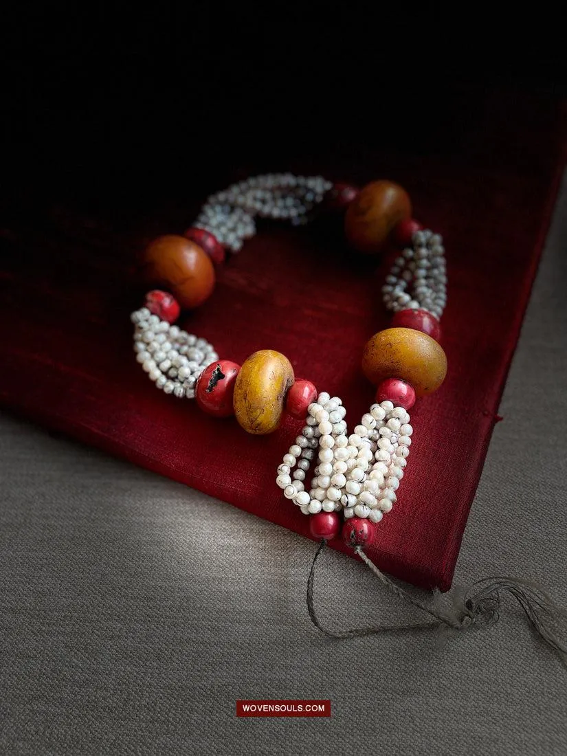 1755 Old Himalayan Tibetan Heirloom Necklace