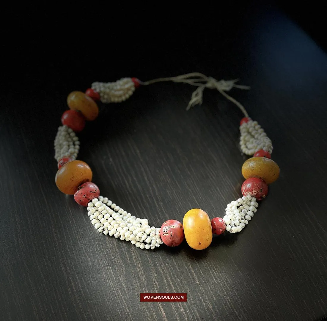 1755 Old Himalayan Tibetan Heirloom Necklace