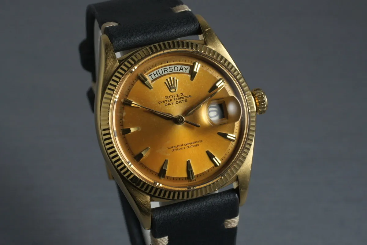 1961 Rolex YG Day-Date 1803 with Box and Papers