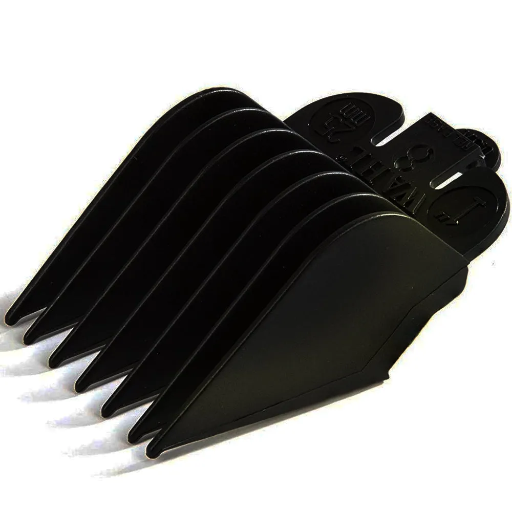 20 Units Wahl Clipper Guide Black #8 - 1" #3150-001