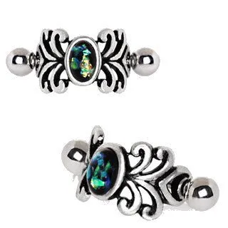 316L Stainless Steel Medieval Design Vine Cartilage Cuff Earring