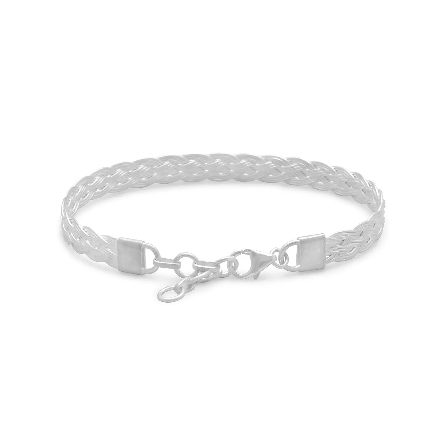 6.5" 1" Braided Bracelet