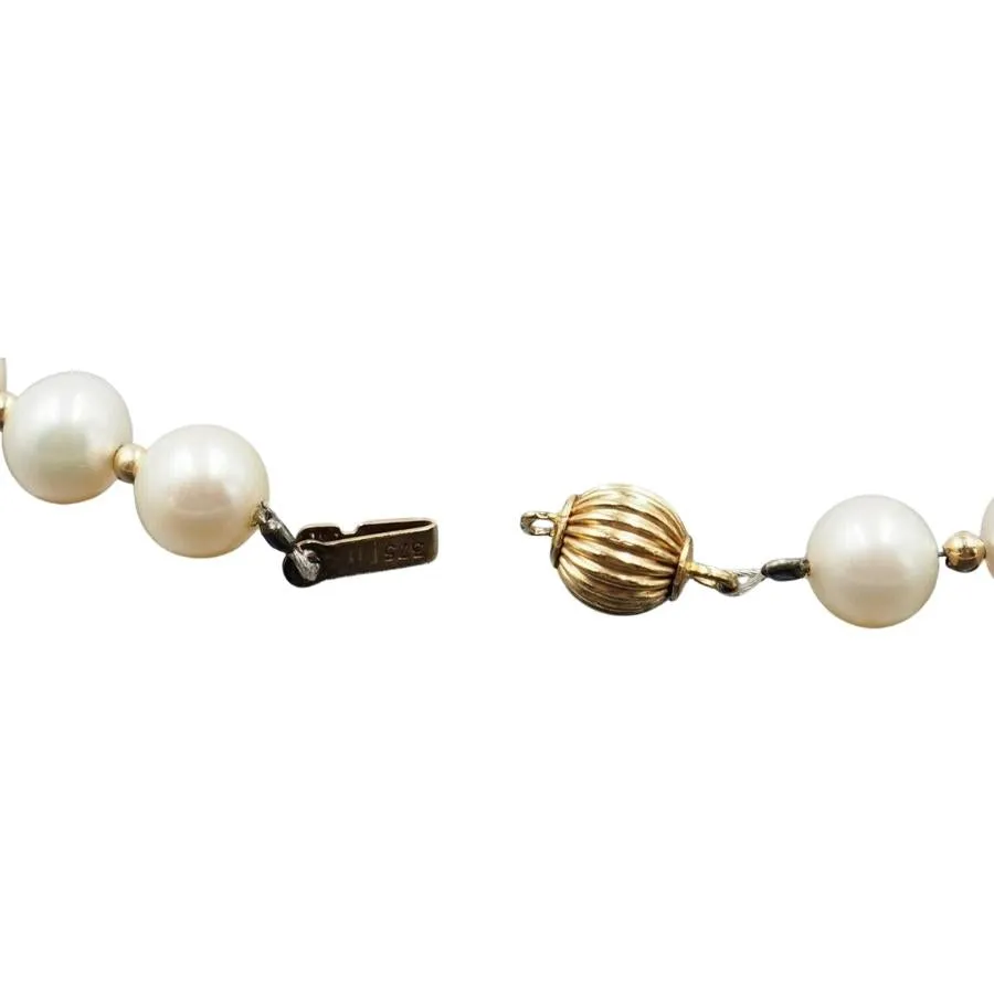 9ct Yellow Gold Freshwater Pearl Necklace & Bracelet Set