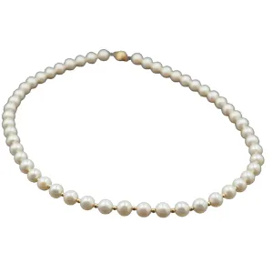 9ct Yellow Gold Freshwater Pearl Necklace & Bracelet Set