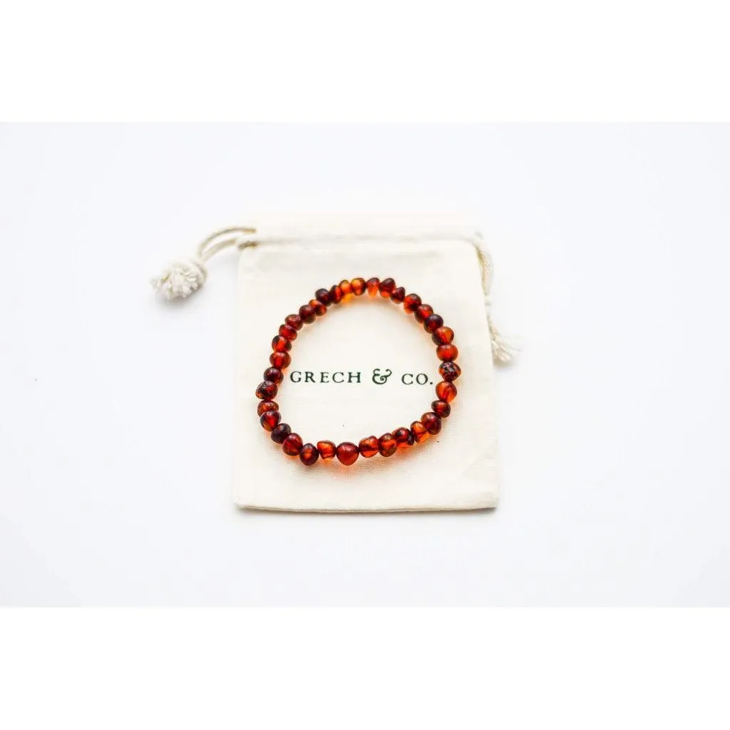 Adult Amber Bracelet 18 cm - Strength