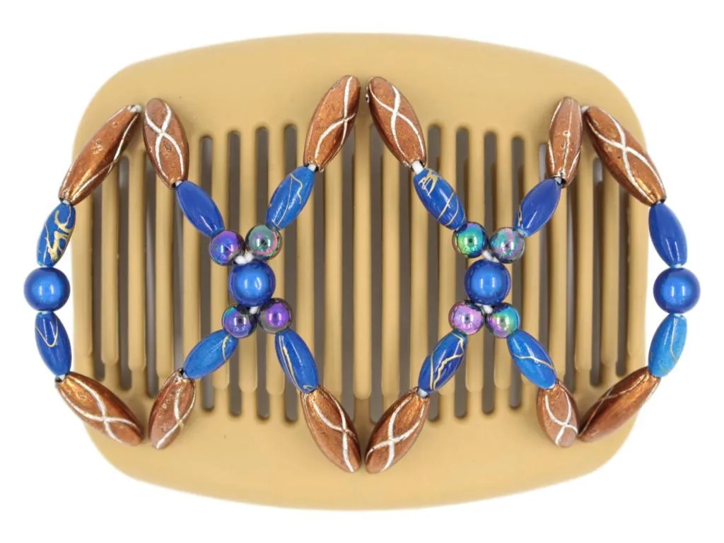 African Butterfly Hair Comb - Dalena Blonde 60