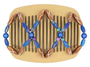 African Butterfly Hair Comb - Dalena Blonde 60