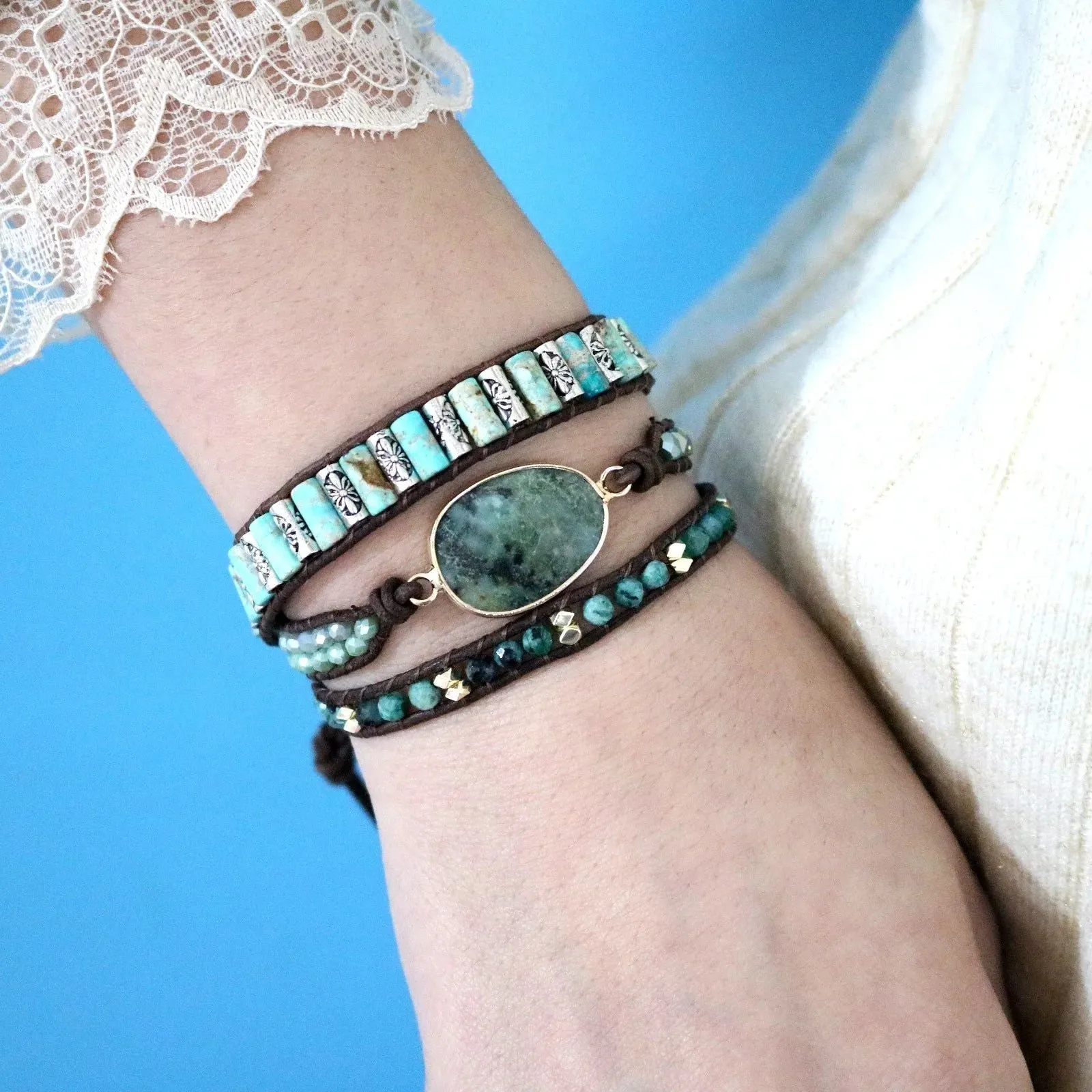 African Jasper Bracelets