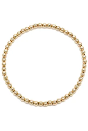 Alexa Leigh 3mm Gold Ball Bracelet