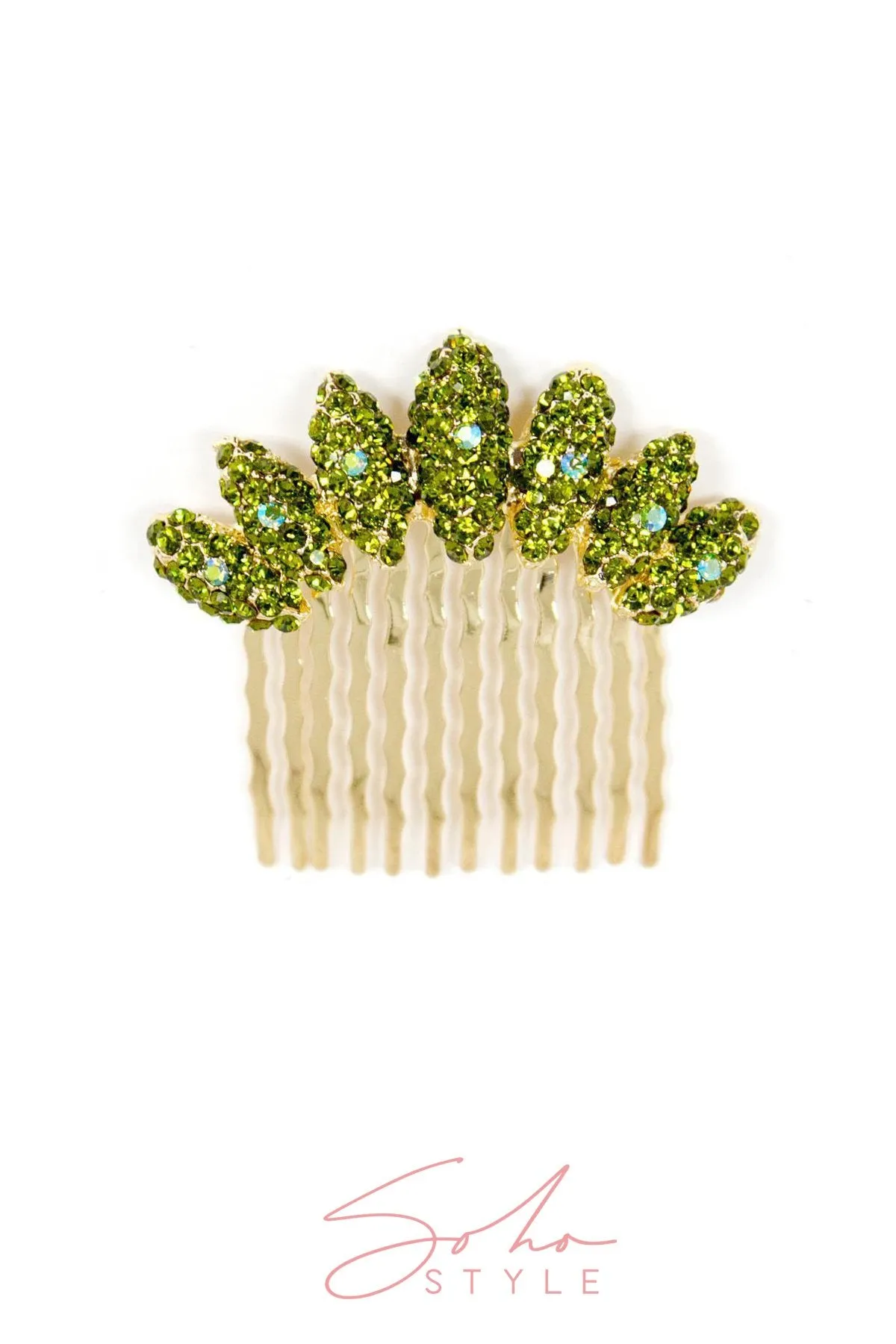 Almond Cluster Crystal Comb (Deluxe Set)