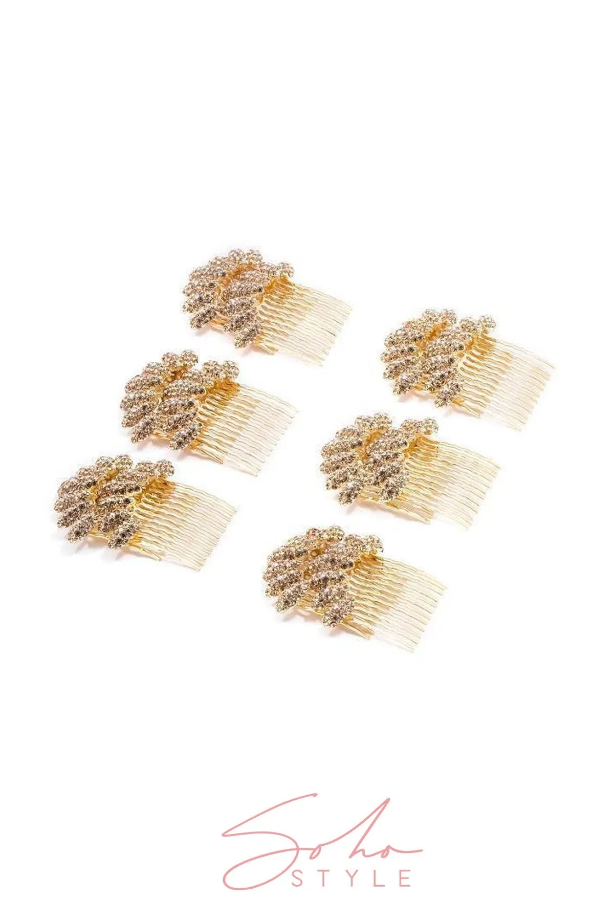 Almond Cluster Crystal Comb (Deluxe Set)