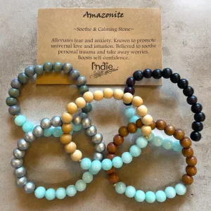 Amazonite Healing Crystal Bracelets