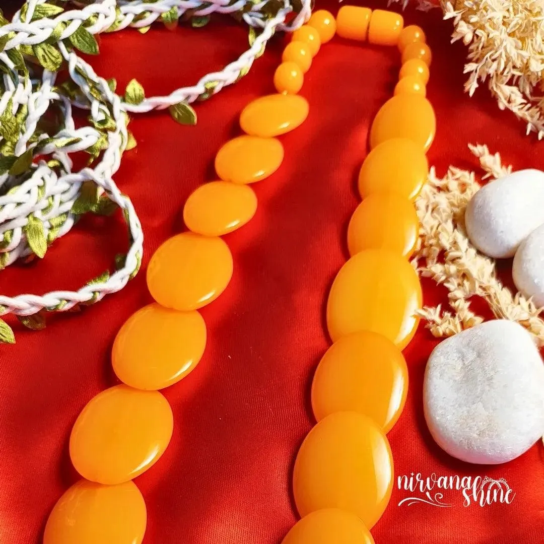 Amber Beaded Necklace