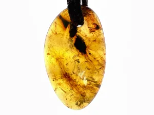 AMBER Crystal Necklace - Pendant Necklace, Handmade Jewelry, Healing Crystals and Stones, 48542