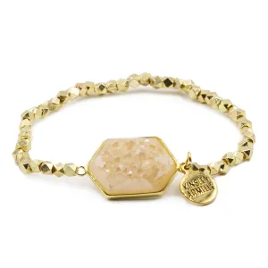 Andrea Collection - Amber Quartz Bracelet (Wholesale)