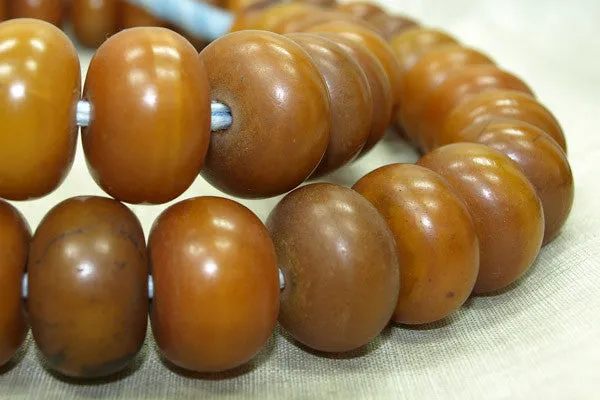 Antique Mauritania Amber Bead Necklace