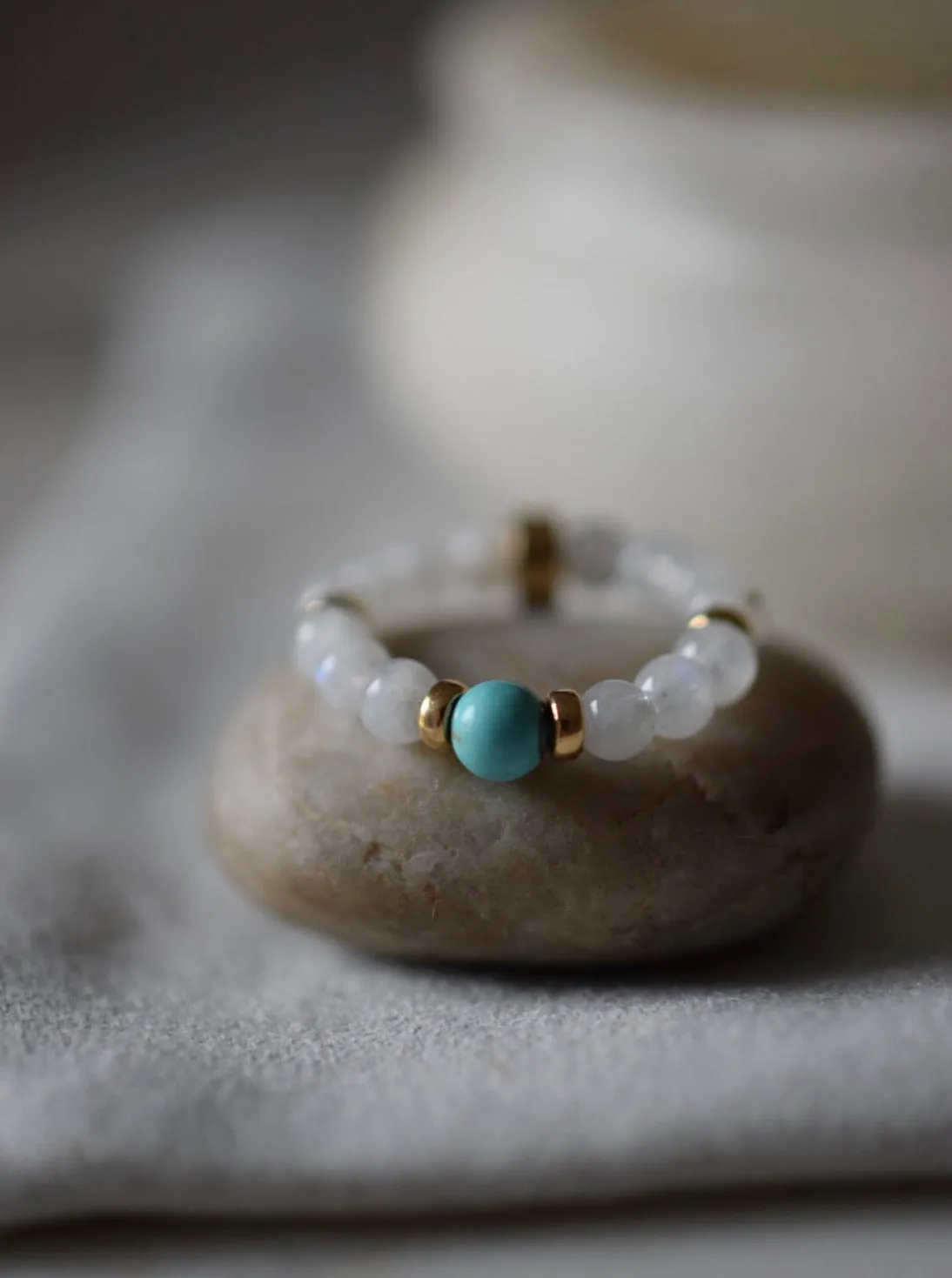 BALANCE   NEW BEGINNINGS - LITTLE RIVER acupressure BEAD RING