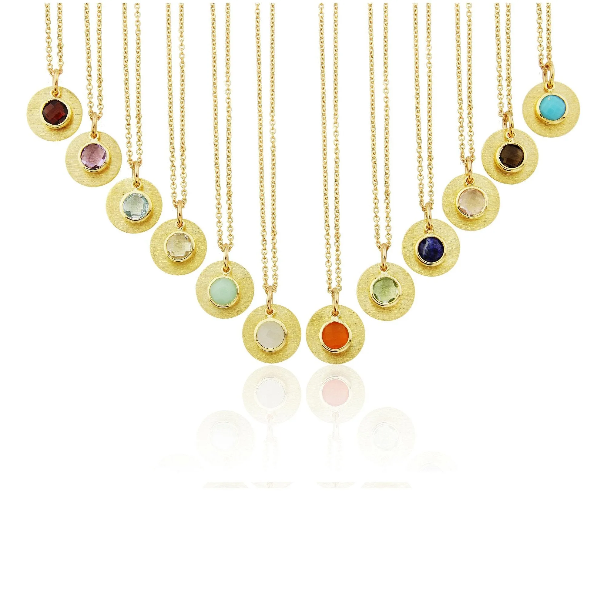 Bali 9ct Gold Moonstone June Birthstone Necklace