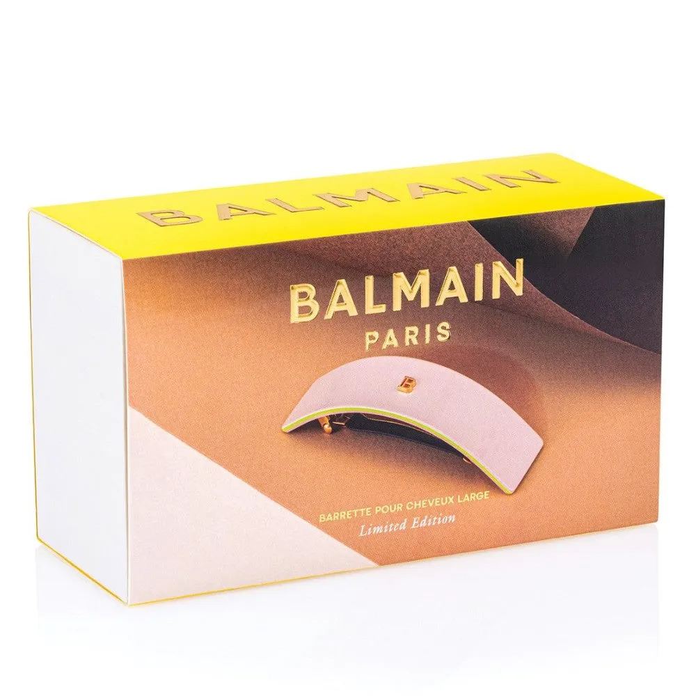 Balmain Limited Edition Large Barrette Tan SS22