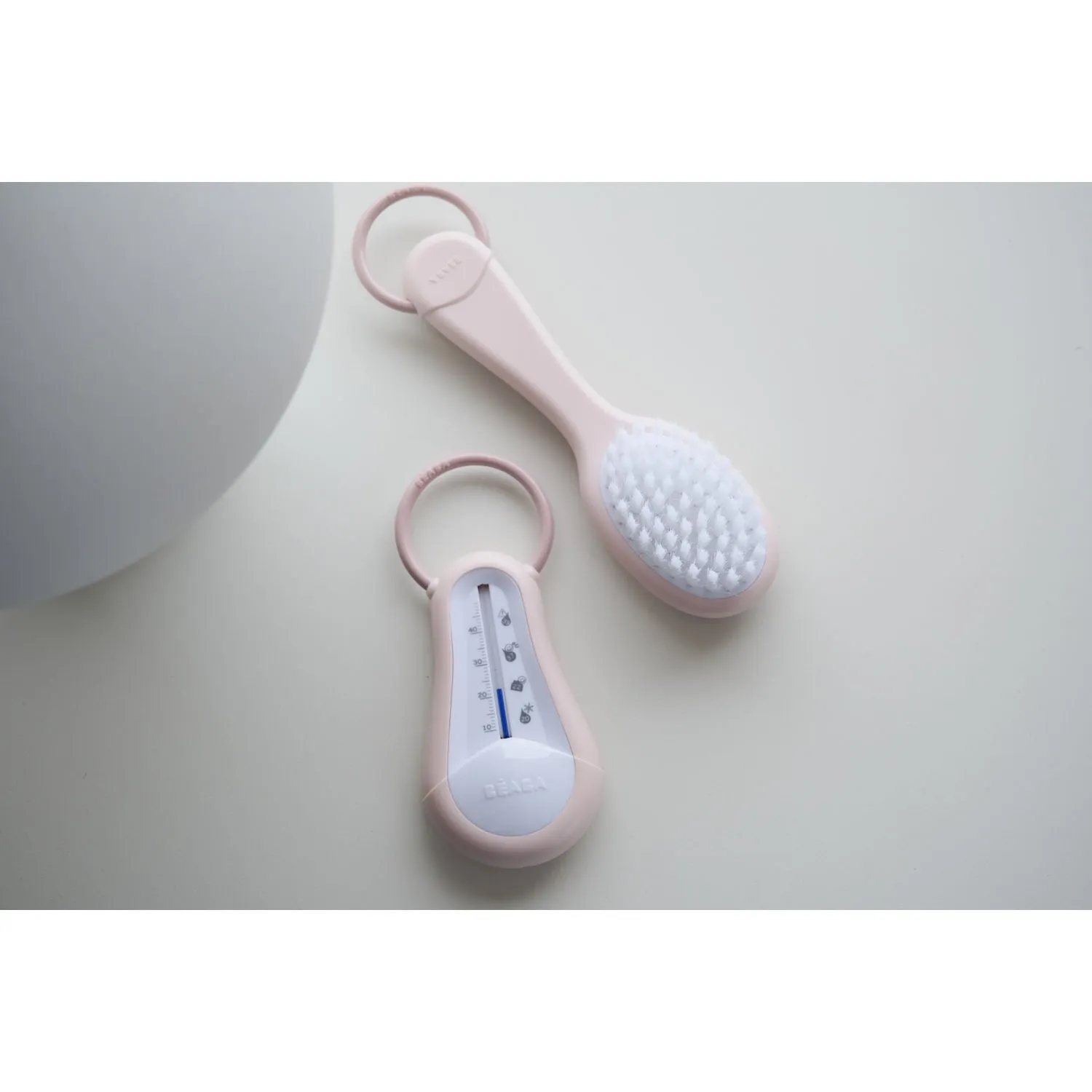 Beaba Baby Brush & Comb - Old Pink