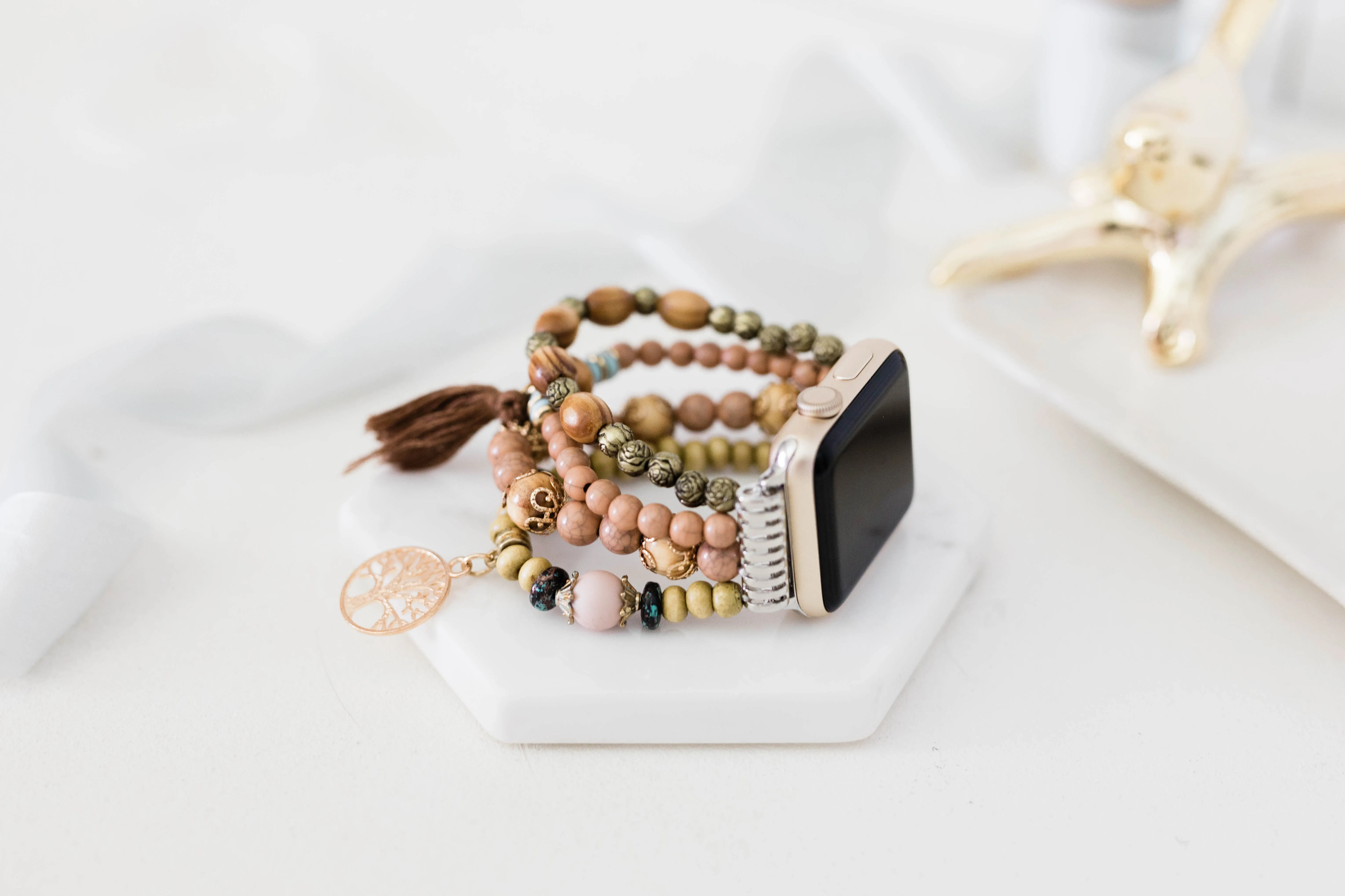 Beaded Apple Watch Bracelet