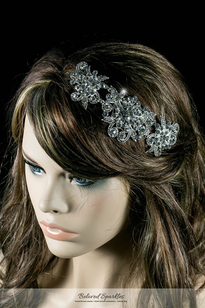 Beatrice Romantic Deco Hair Comb | Crystal