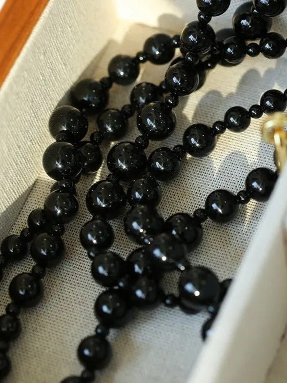 Black Onyx Long Necklaces