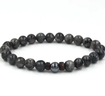 Black Volcanic Stone Bracelet: Reflecting Men's Unique Style