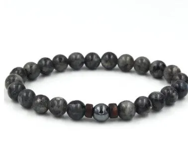 Black Volcanic Stone Bracelet: Reflecting Men's Unique Style