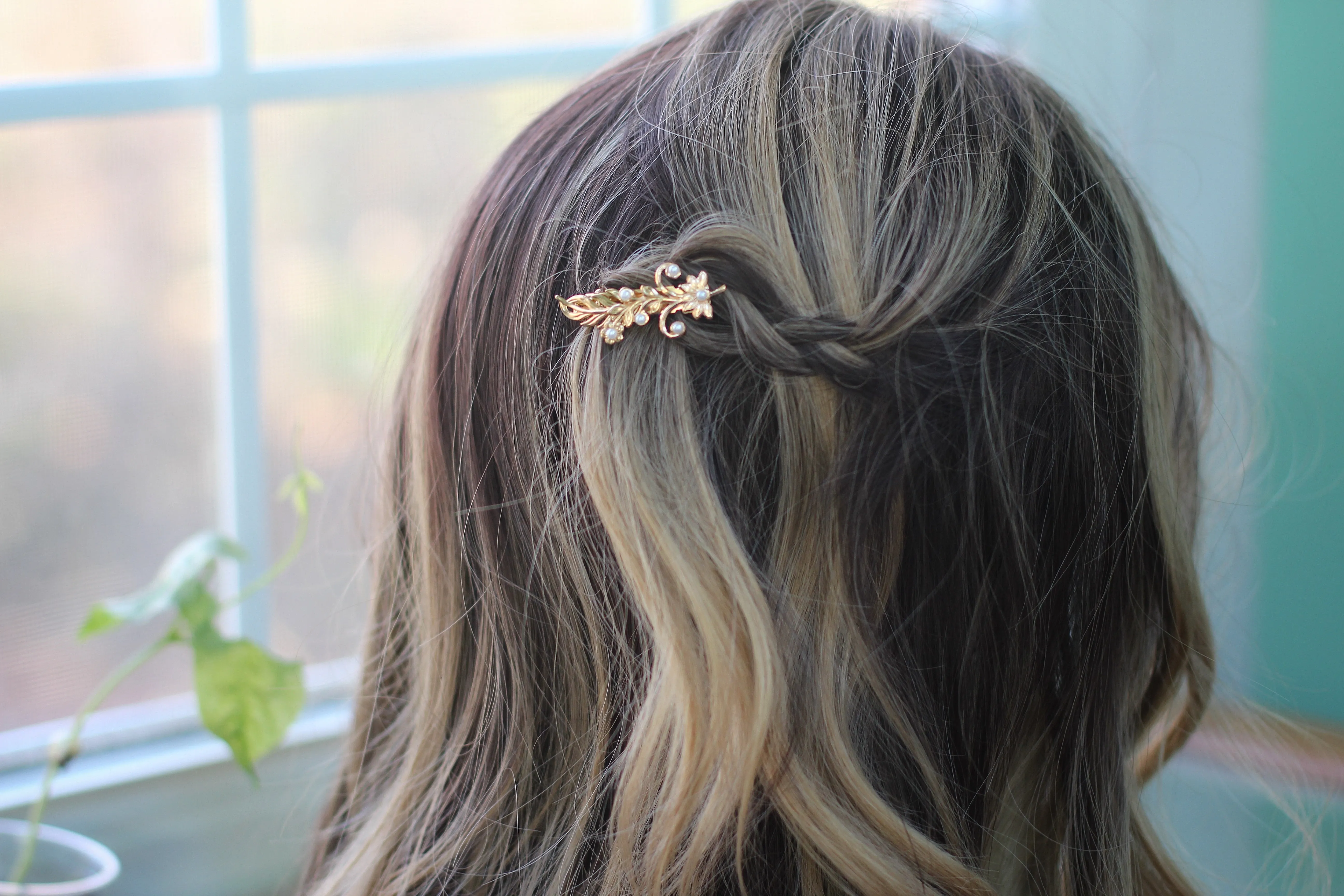 Blooming Swirls Hair Clip