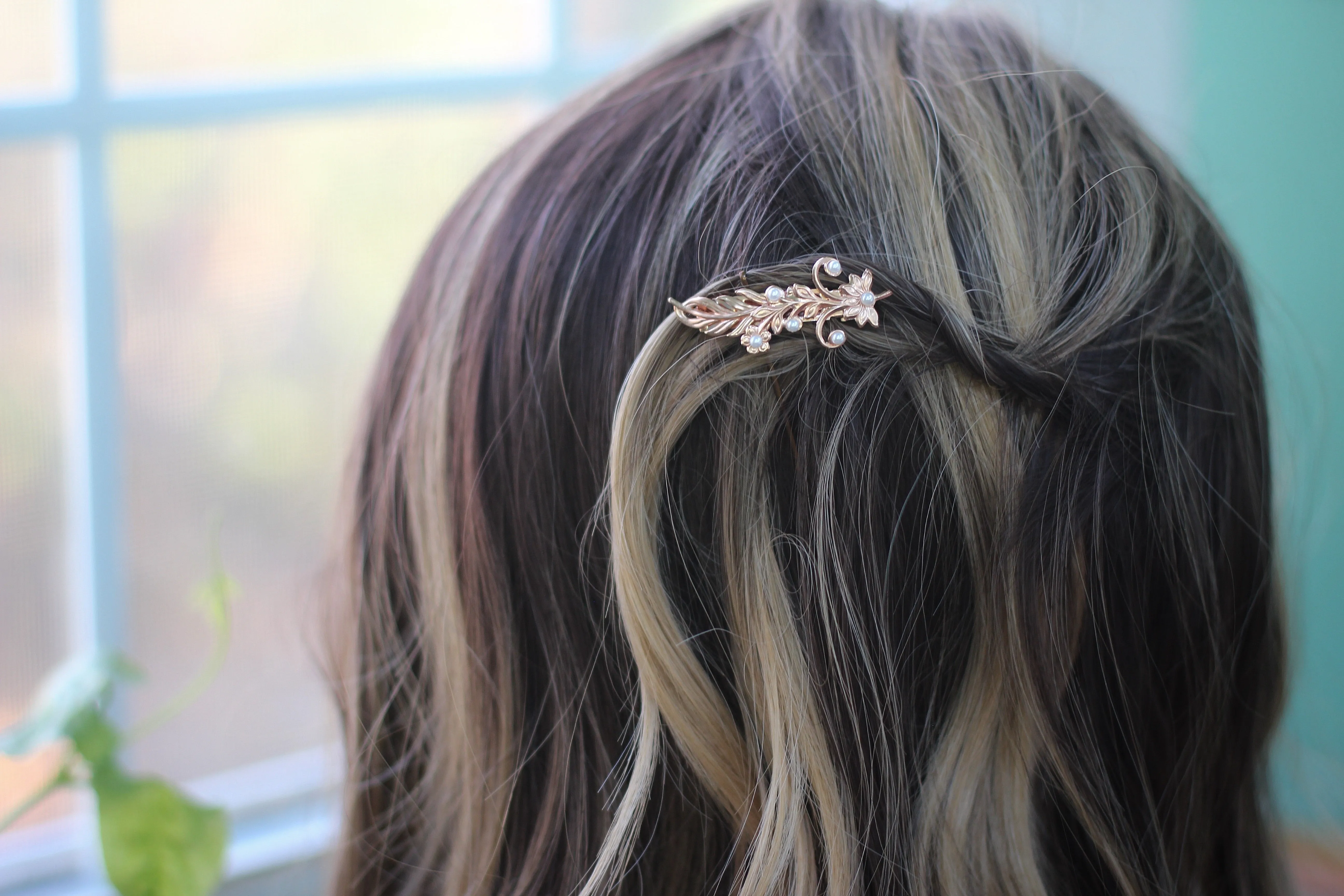 Blooming Swirls Hair Clip