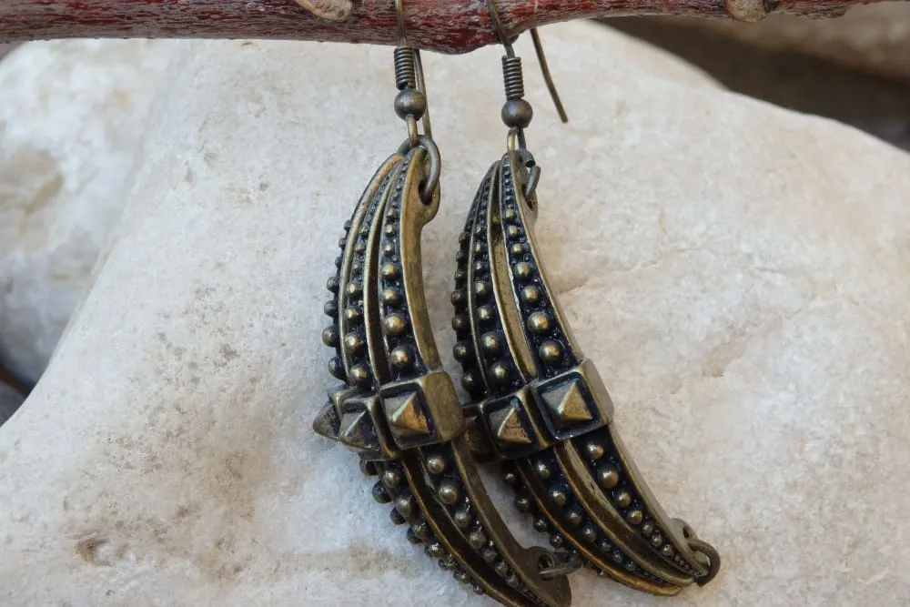 BRASS EARRINGS