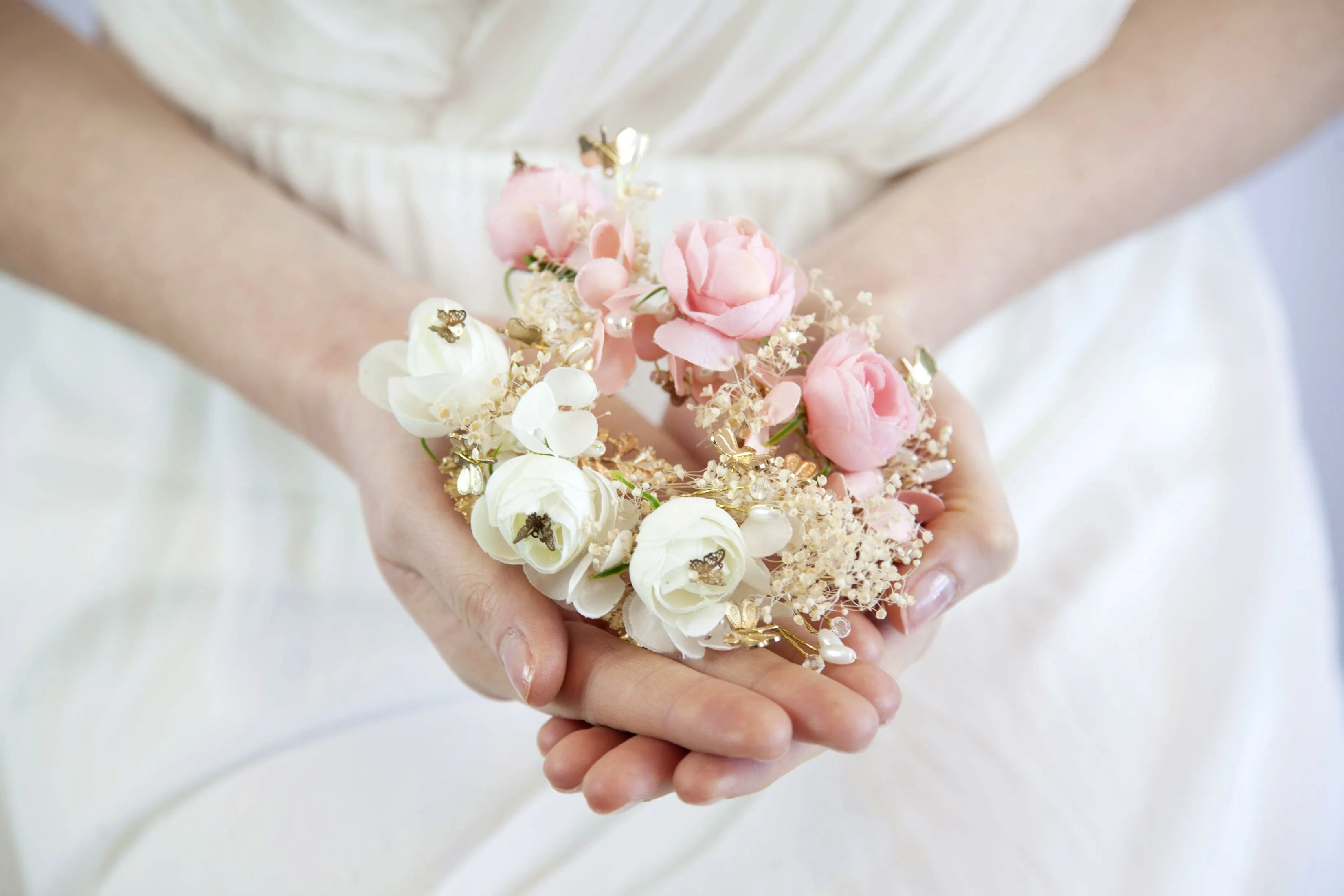 Bridal Flower Hair Comb