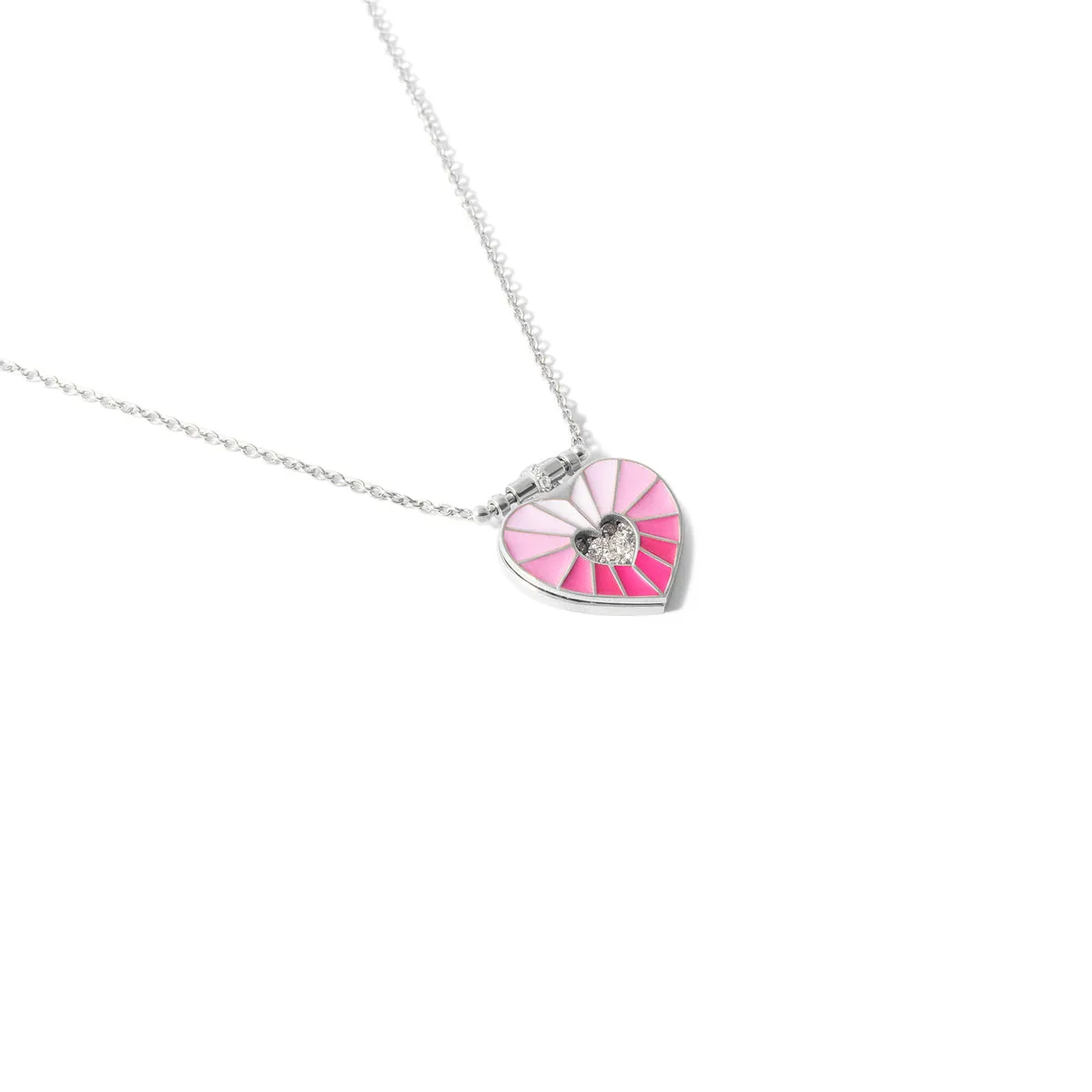 Brilliant Love Enamel Necklace