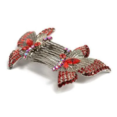 Butterfly Wings Hair Combs (Pair)