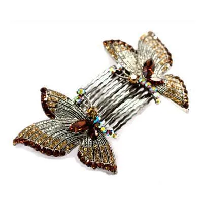 Butterfly Wings Hair Combs (Pair)