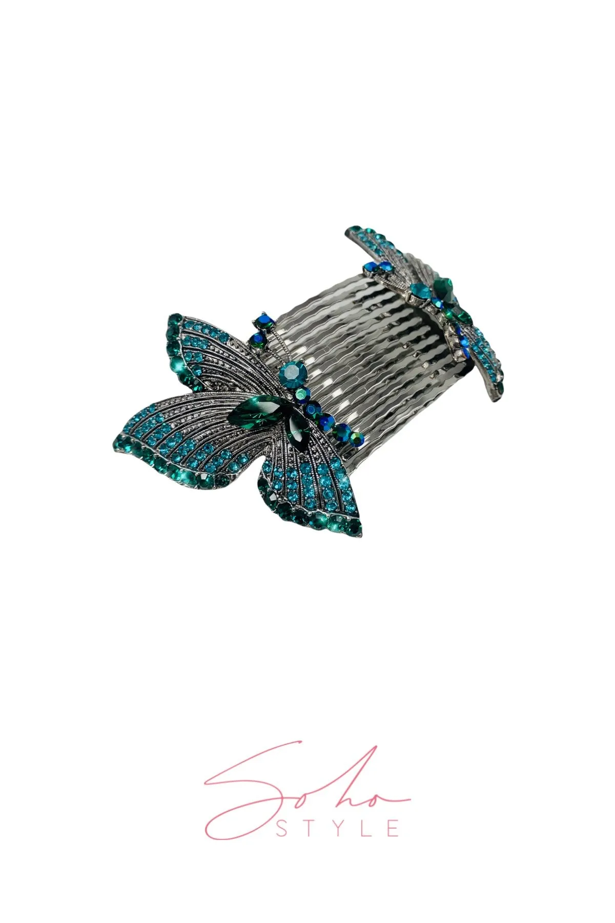 Butterfly Wings Hair Combs (Pair)