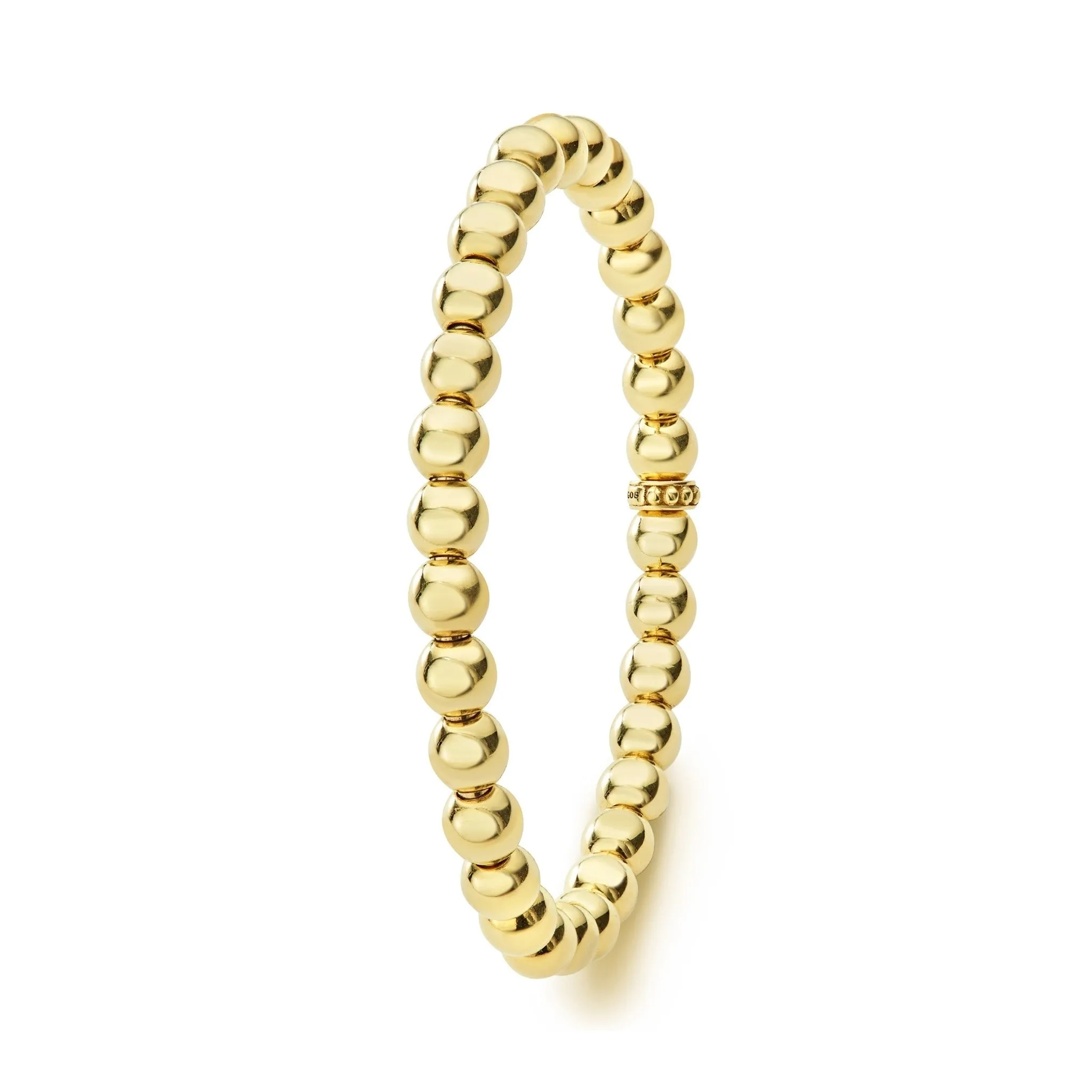 Caviar Gold 18K Gold Bead Bracelet | 6mm