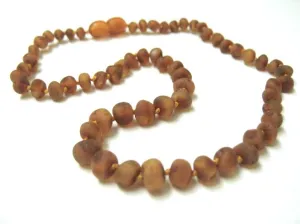 Child Baltic Amber Necklace - Cider