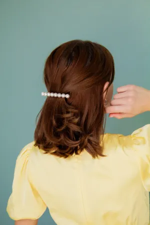 Classic Pearl Barrette