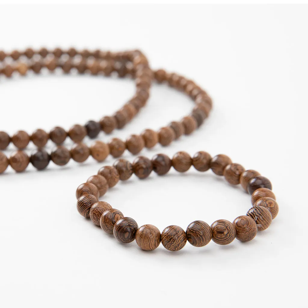 Coconut Wood Mala Bead Set