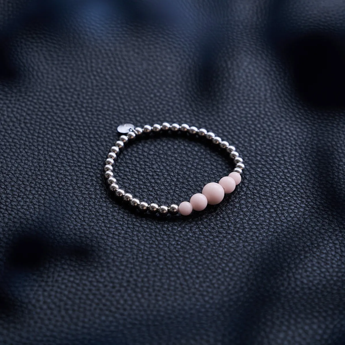 Coral | Silver | Lumos Ceramic Expression Bracelet