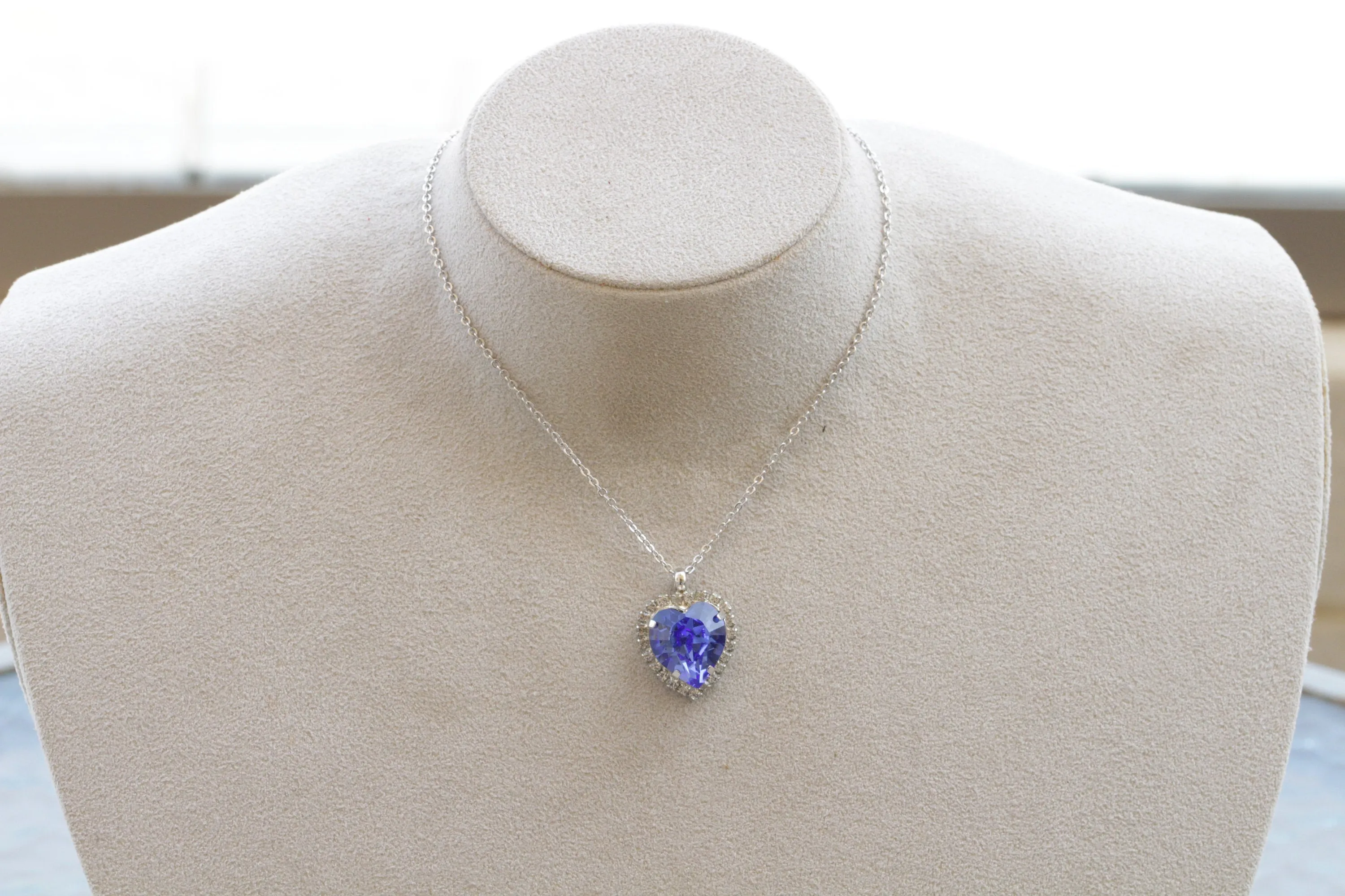 CRYSTAL Heart Shaped Necklace