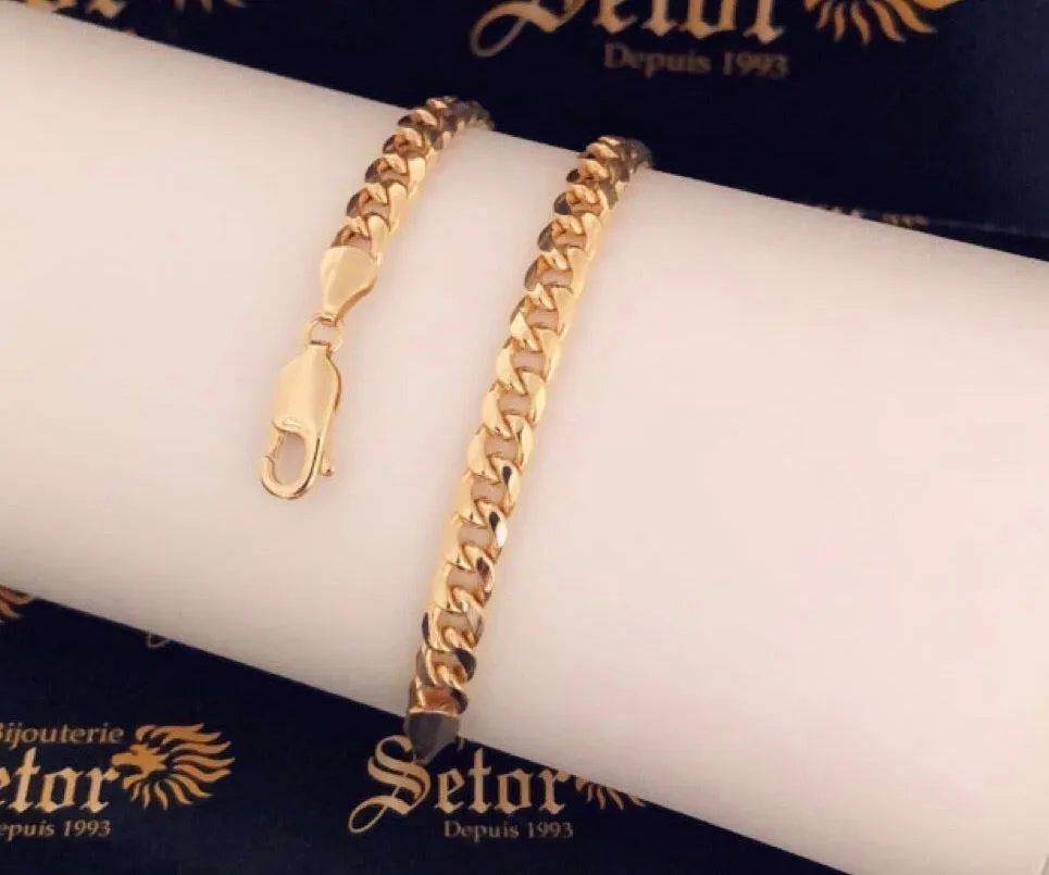 Cuban link bracelet