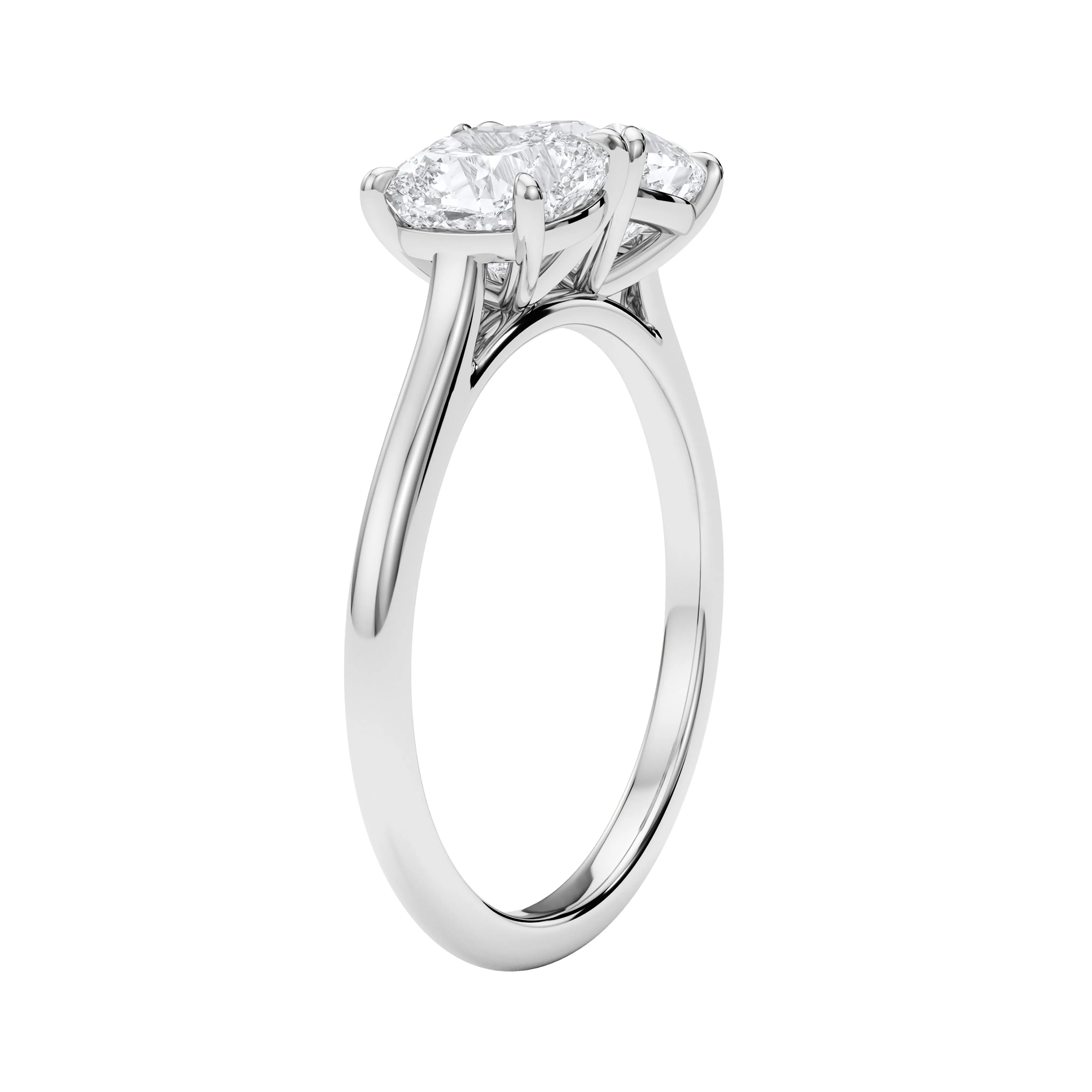 Cushion Twin Diamond Ring