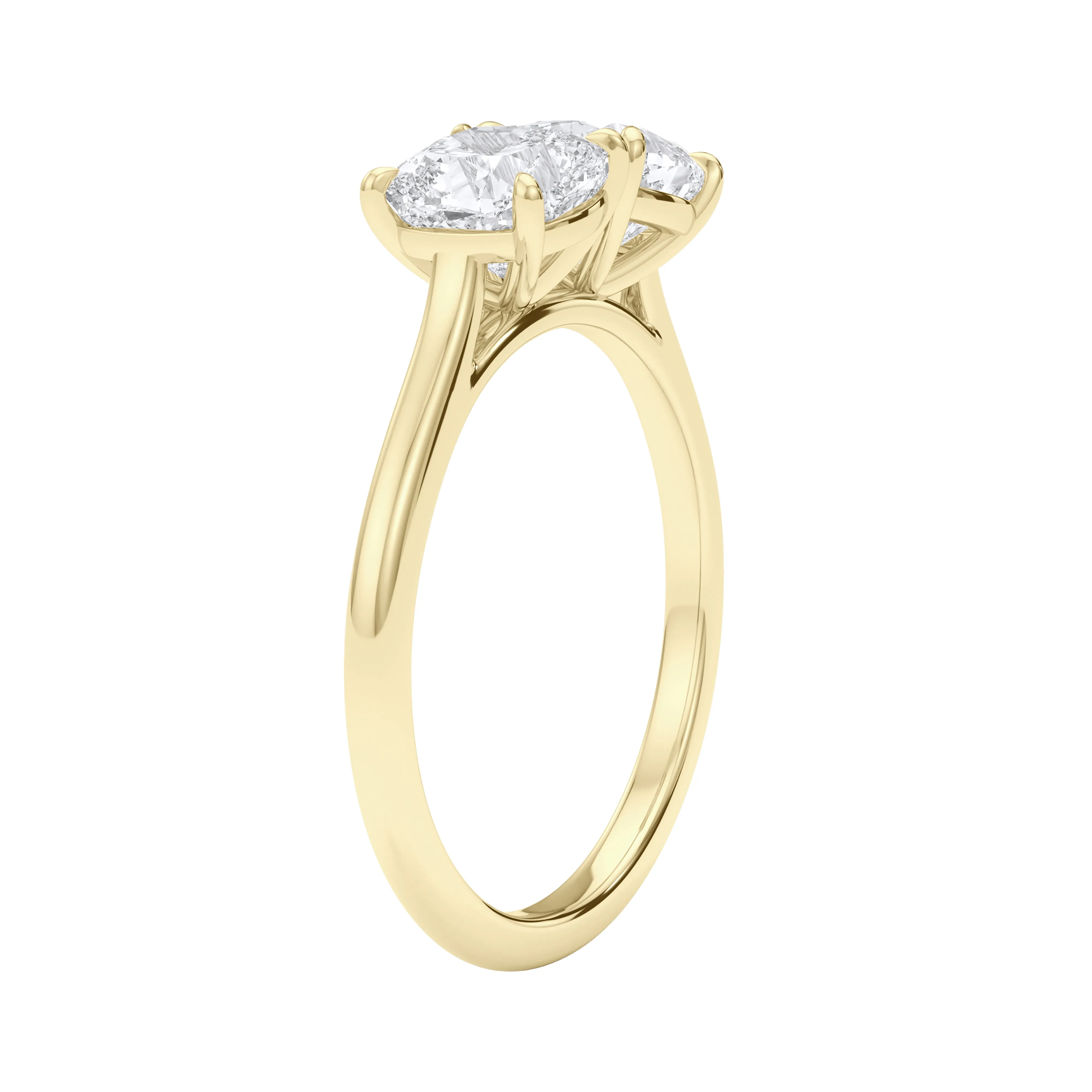 Cushion Twin Diamond Ring