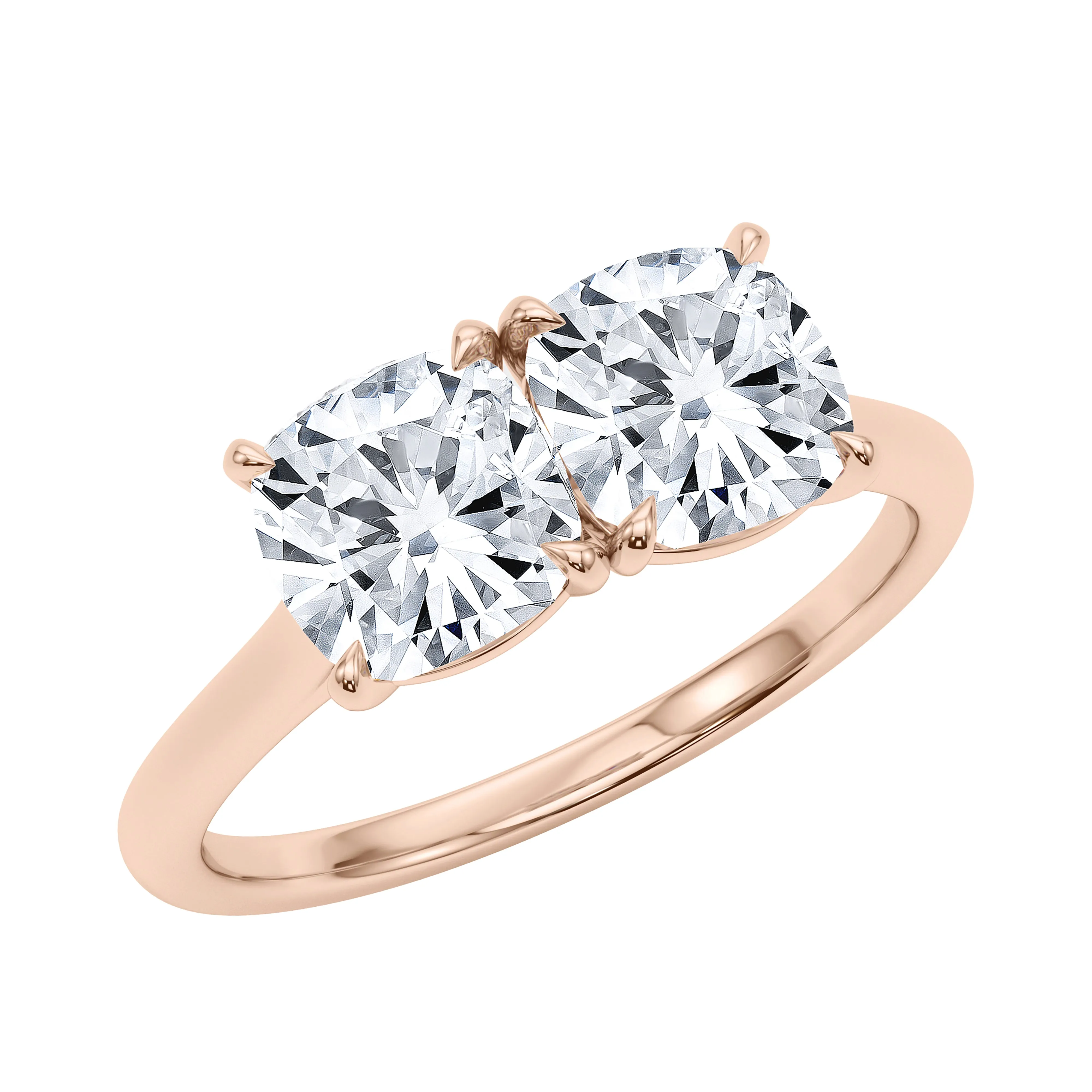 Cushion Twin Diamond Ring