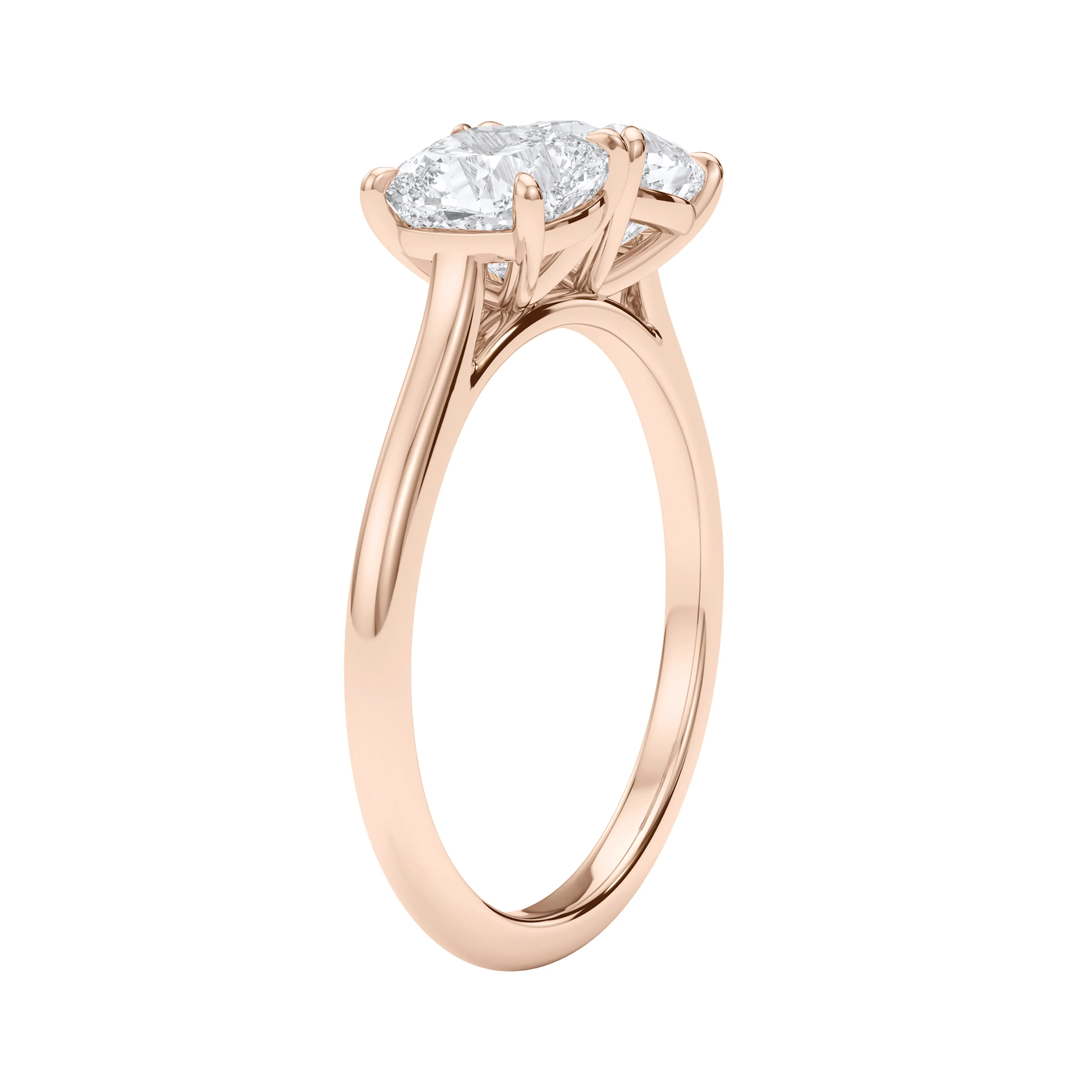 Cushion Twin Diamond Ring